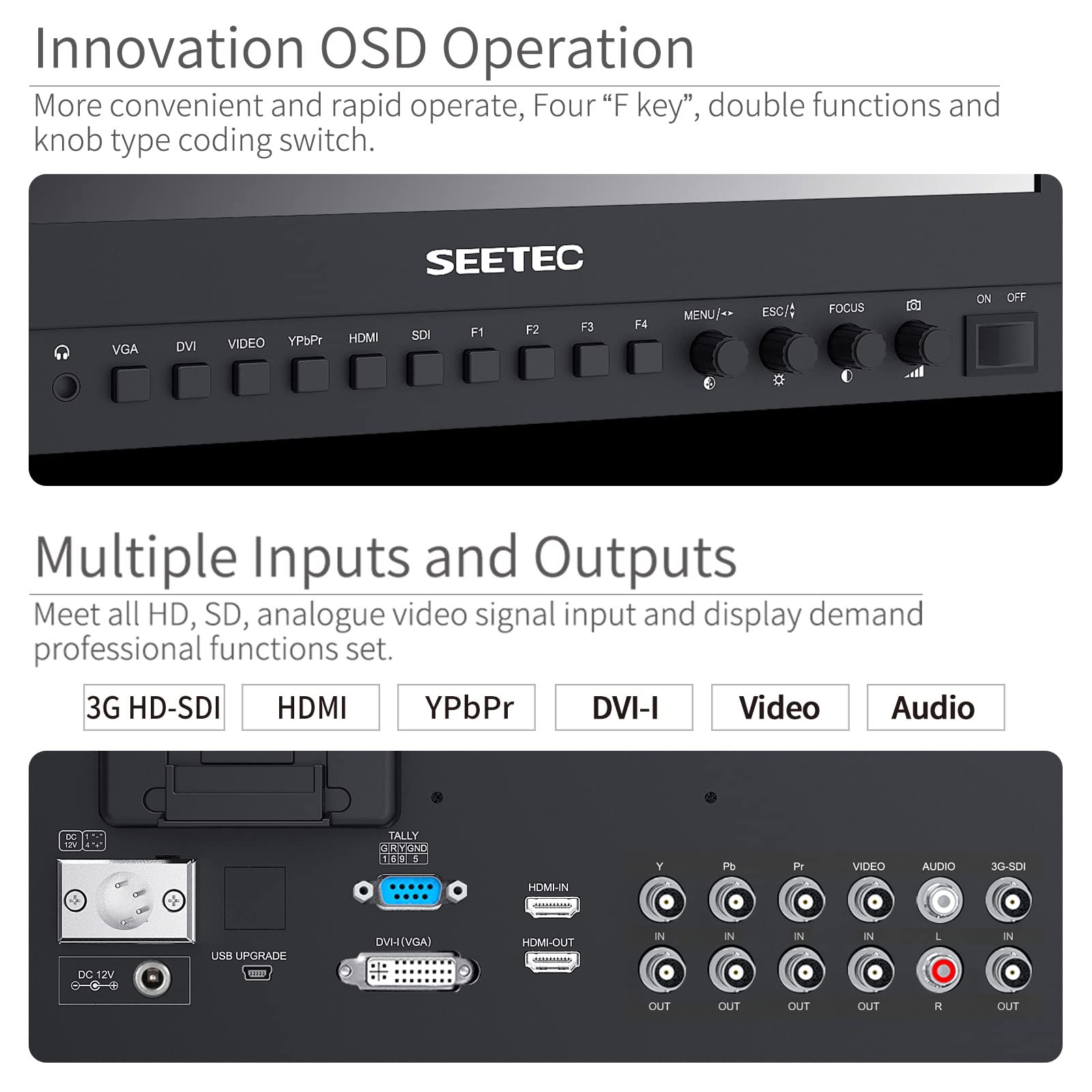 Foto 5 pulgar | Monitor Seetec P133-9hsd Pro Sdi De 13 3'' Con Transmisión Full Hd - Venta Internacional.