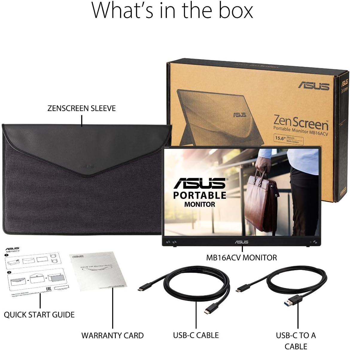 Foto 4 | Monitor Asus Zenscreen USB Portátil de 15.6 Pulgadas