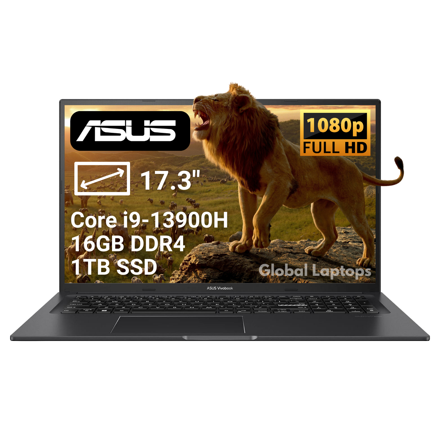 Laptop Asus 17-K370 Core I9-13900h 16 GB RAM 1 TB SSD FHD