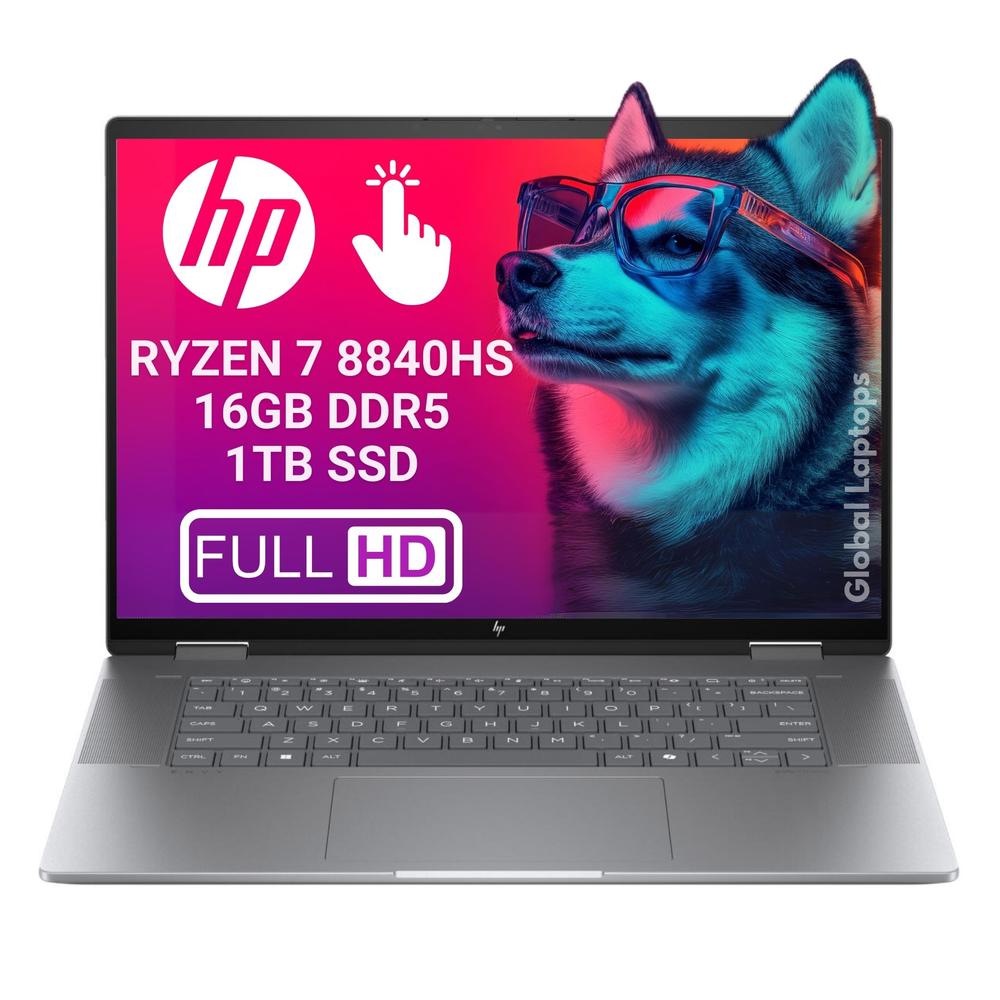 Foto 2 pulgar | Laptop Hp Envy 360 16-ad23 Amd Ryzen 7 8840hs 16gb Ram Ddr5 1tb Ssd Wuxga Touch