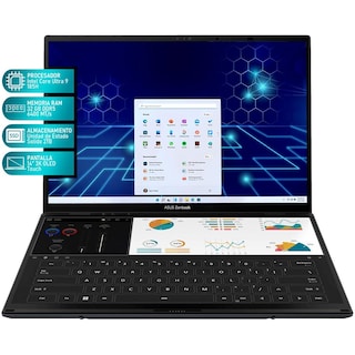 Foto 3 | Laptop Asus Zenbook Duo Intel Core Ultra 9 185h Intel Arc 32gb Ram 2tb 14'' Oled Touchscreen Windows 11 Home Tec