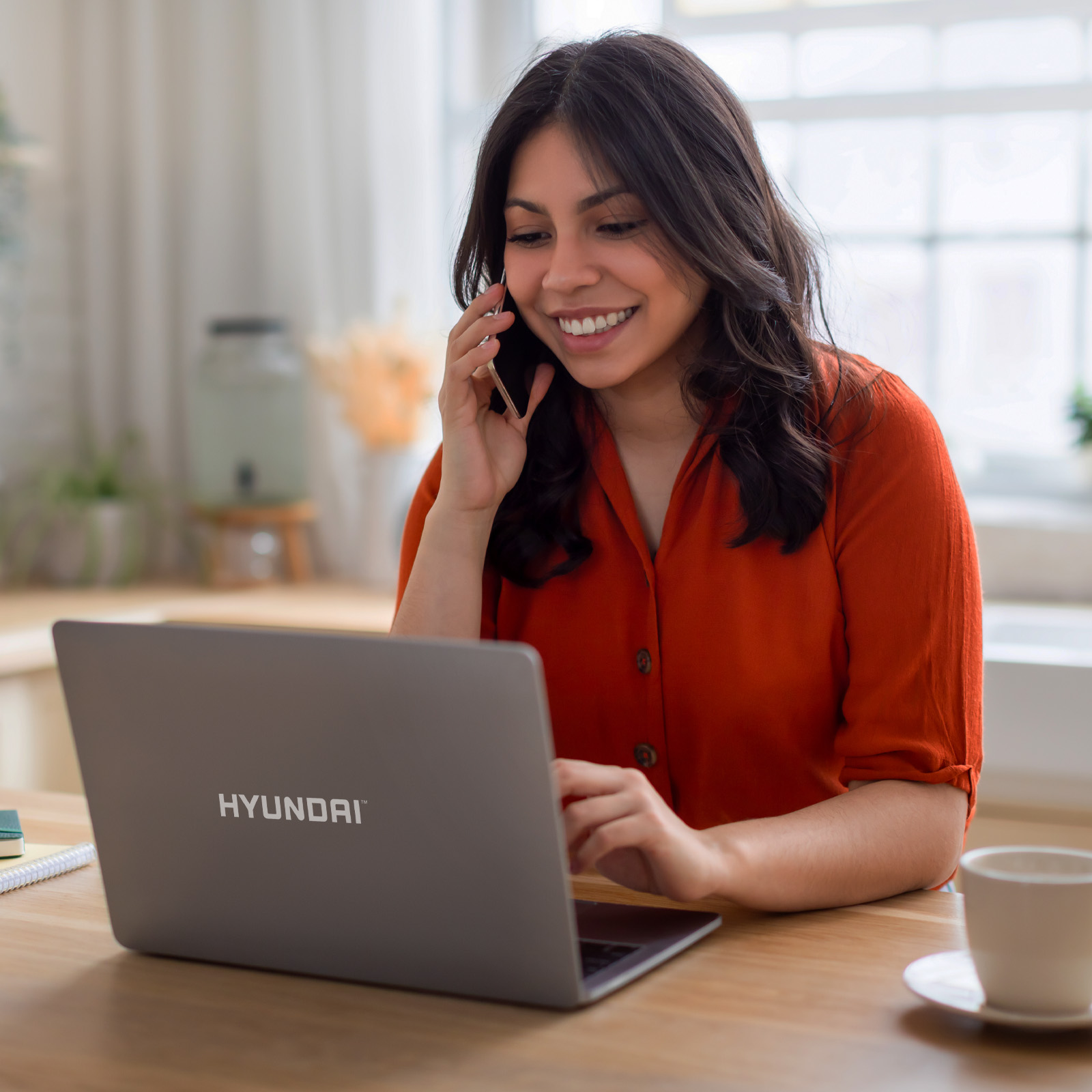 Foto 6 pulgar | Laptop Hyundai Hybook 14.1'' Tn, Intel Gemini Lake N4020, 4gb, 128gb, Windows 11 Home - Gris Espacial