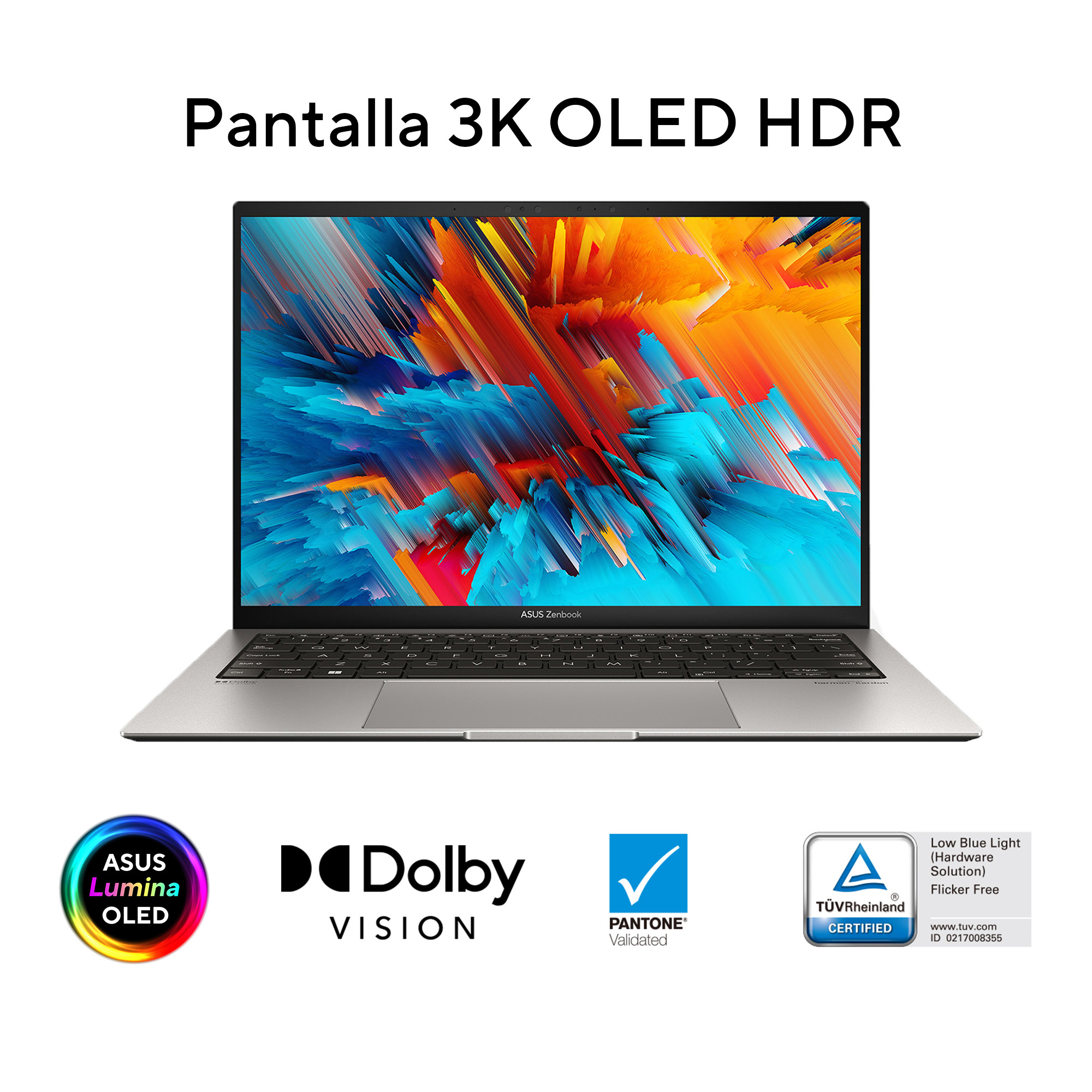 Foto 4 | Laptop Asus Zenbook S 13 Oled (UX5304MA), Intel  Core™ Ultra 7 155U 1.7 GHz, 32GB, 1TB, Gris