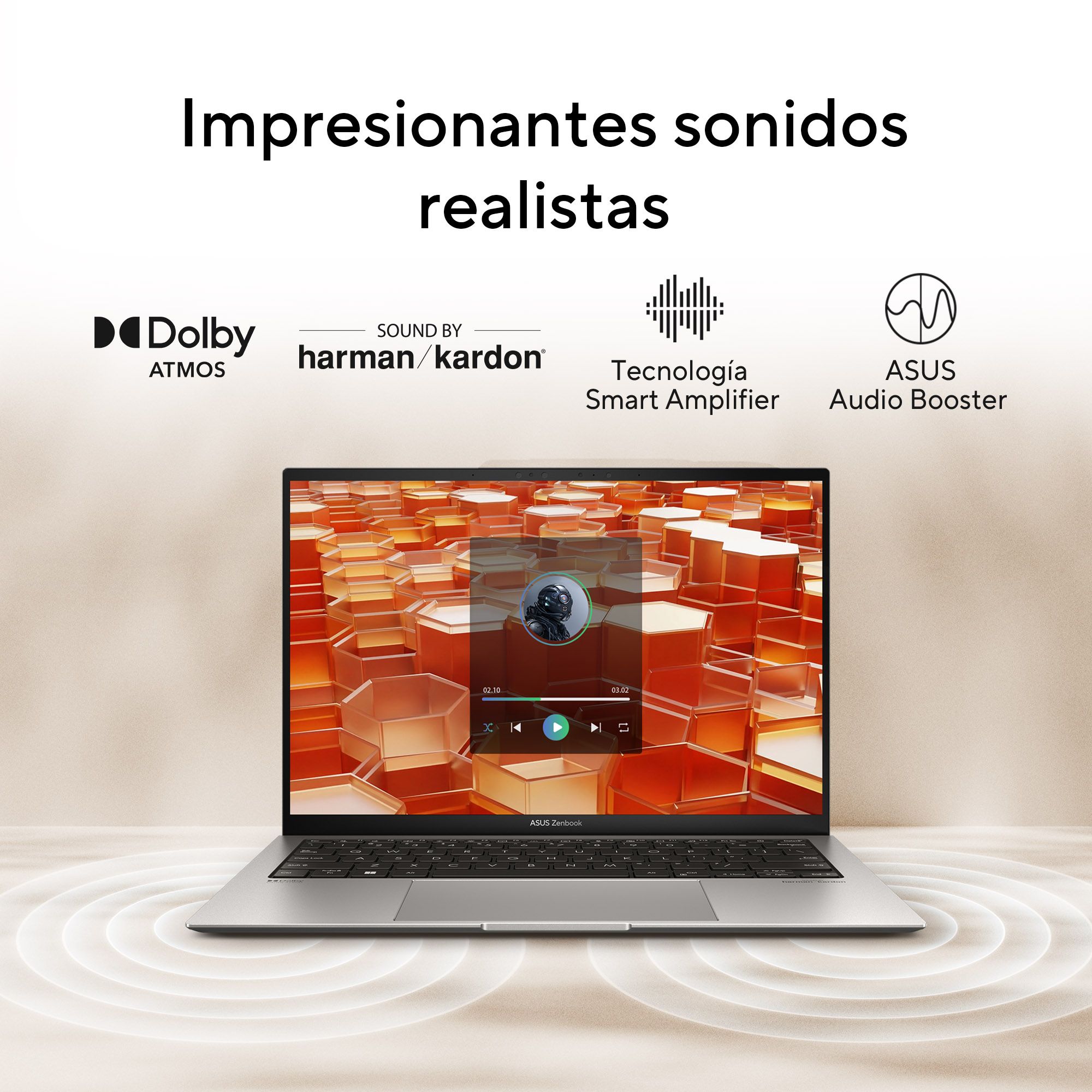 Foto 6 | Laptop Asus Zenbook S 13 Oled (UX5304MA), Intel  Core™ Ultra 7 155U 1.7 GHz, 32GB, 1TB, Gris