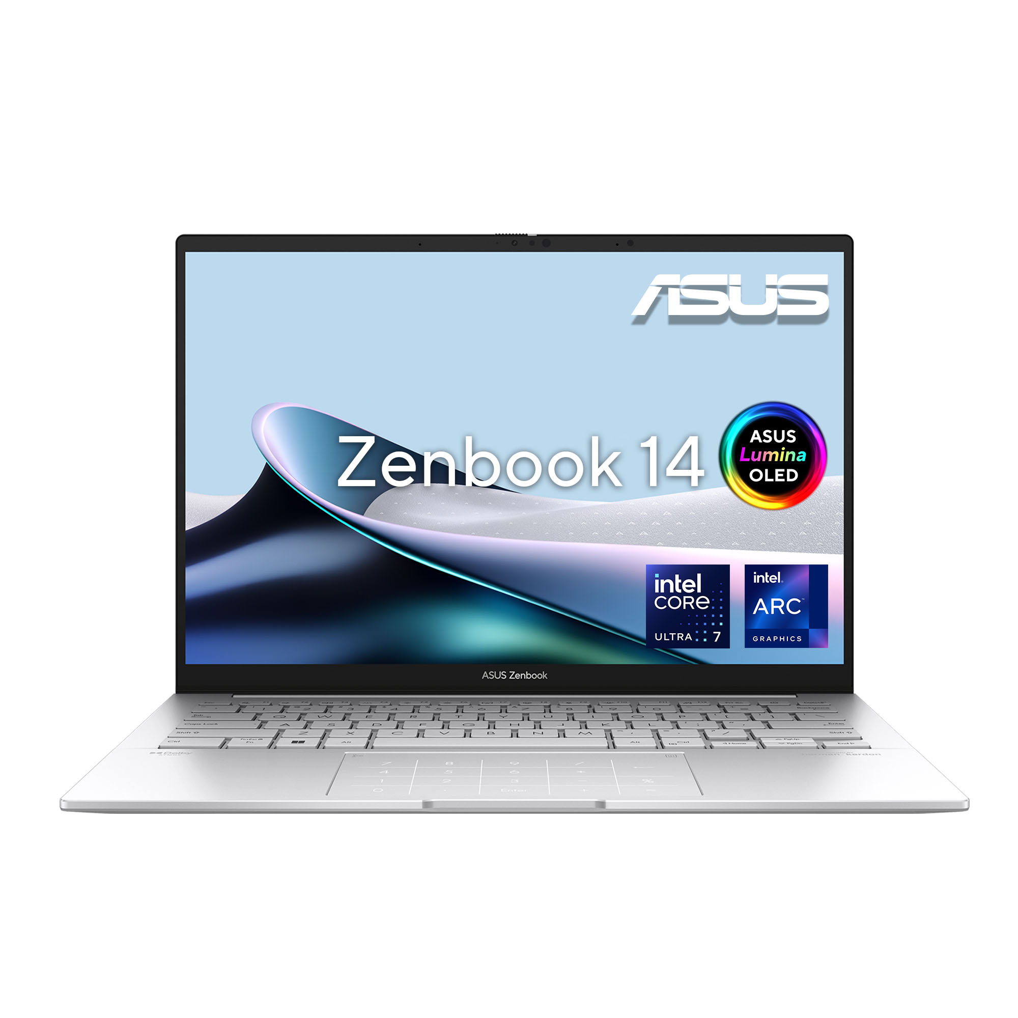 Laptop Asus Zenbook 14 OLED (UX3405MA-QD019W), Core Ultra 7, 16GB RAM, 1TB, Plata