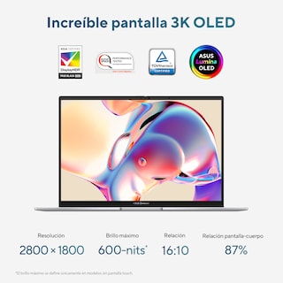 Foto 5 | Laptop Asus Zenbook 14 OLED (UX3405MA-QD019W), Core Ultra 7, 16GB RAM, 1TB, Plata