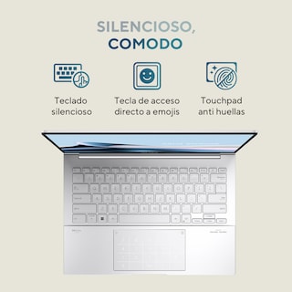 Foto 7 | Laptop Asus Zenbook 14 OLED (UX3405MA-QD019W), Core Ultra 7, 16GB RAM, 1TB, Plata