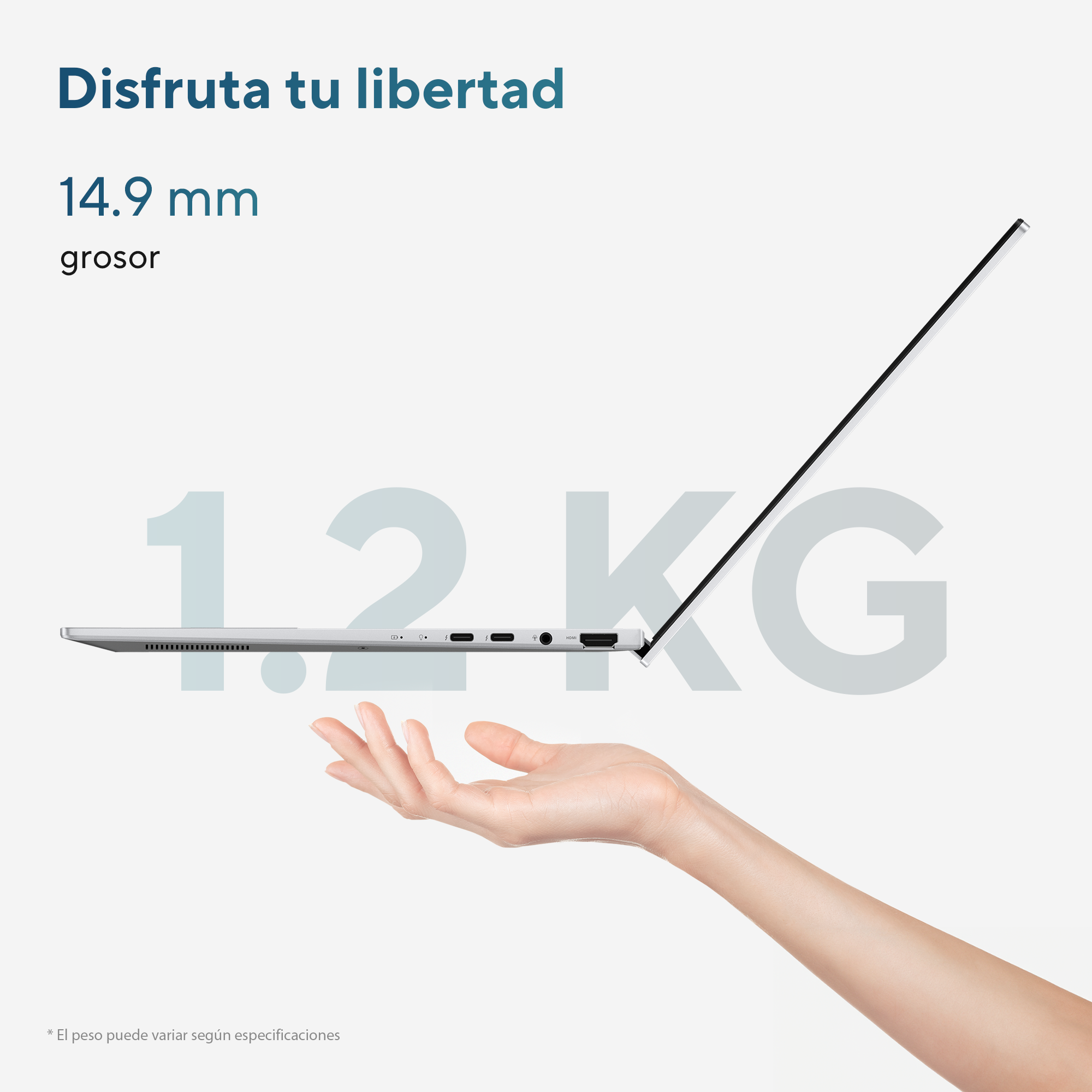 Foto 8 | Laptop Asus Zenbook 14 OLED (UX3405MA-QD019W), Core Ultra 7, 16GB RAM, 1TB, Plata