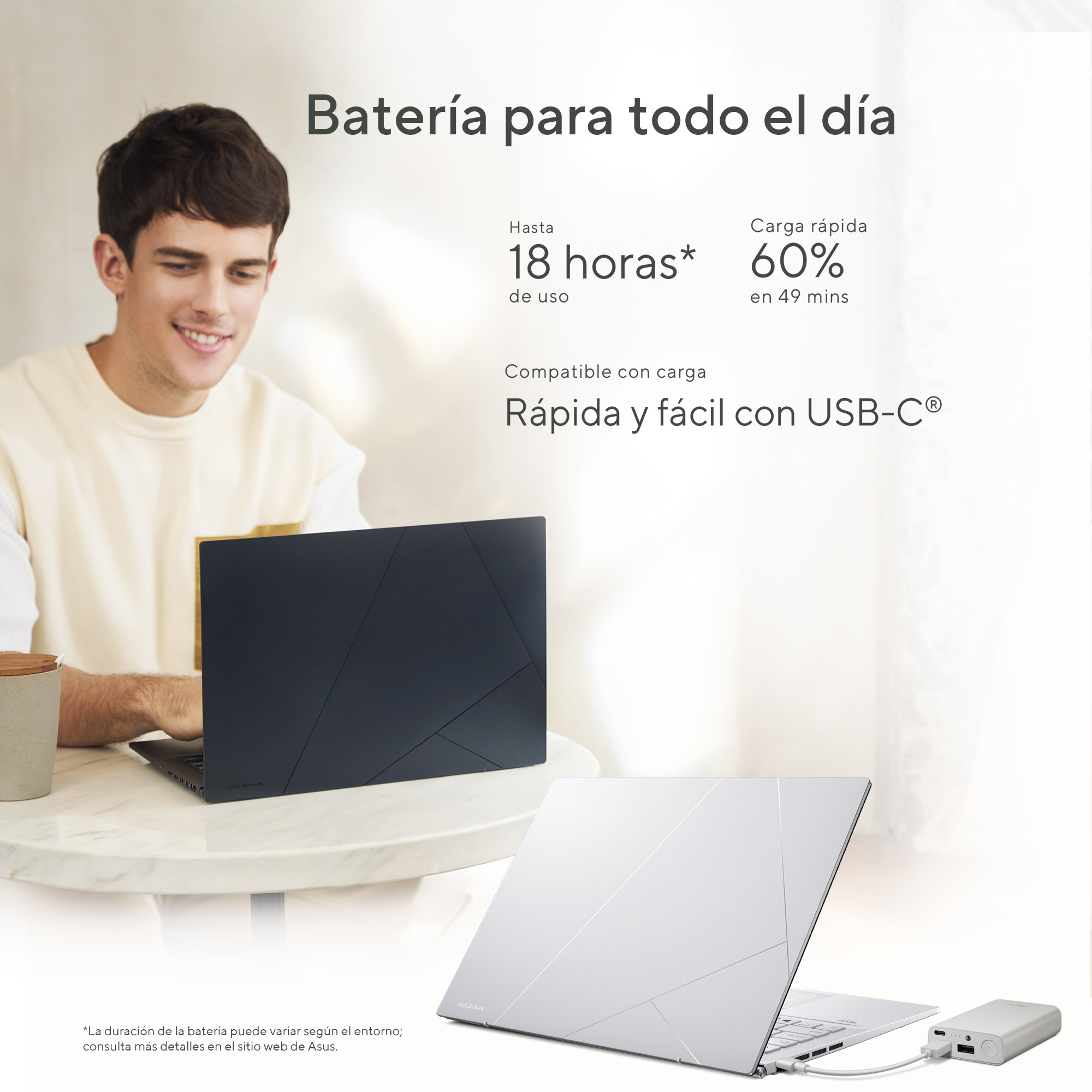 Foto 6 pulgar | Laptop Asus Zenbook 14 (UX3402) Intel Core i5-13500H, 16GB RAM, 1TB, Plata