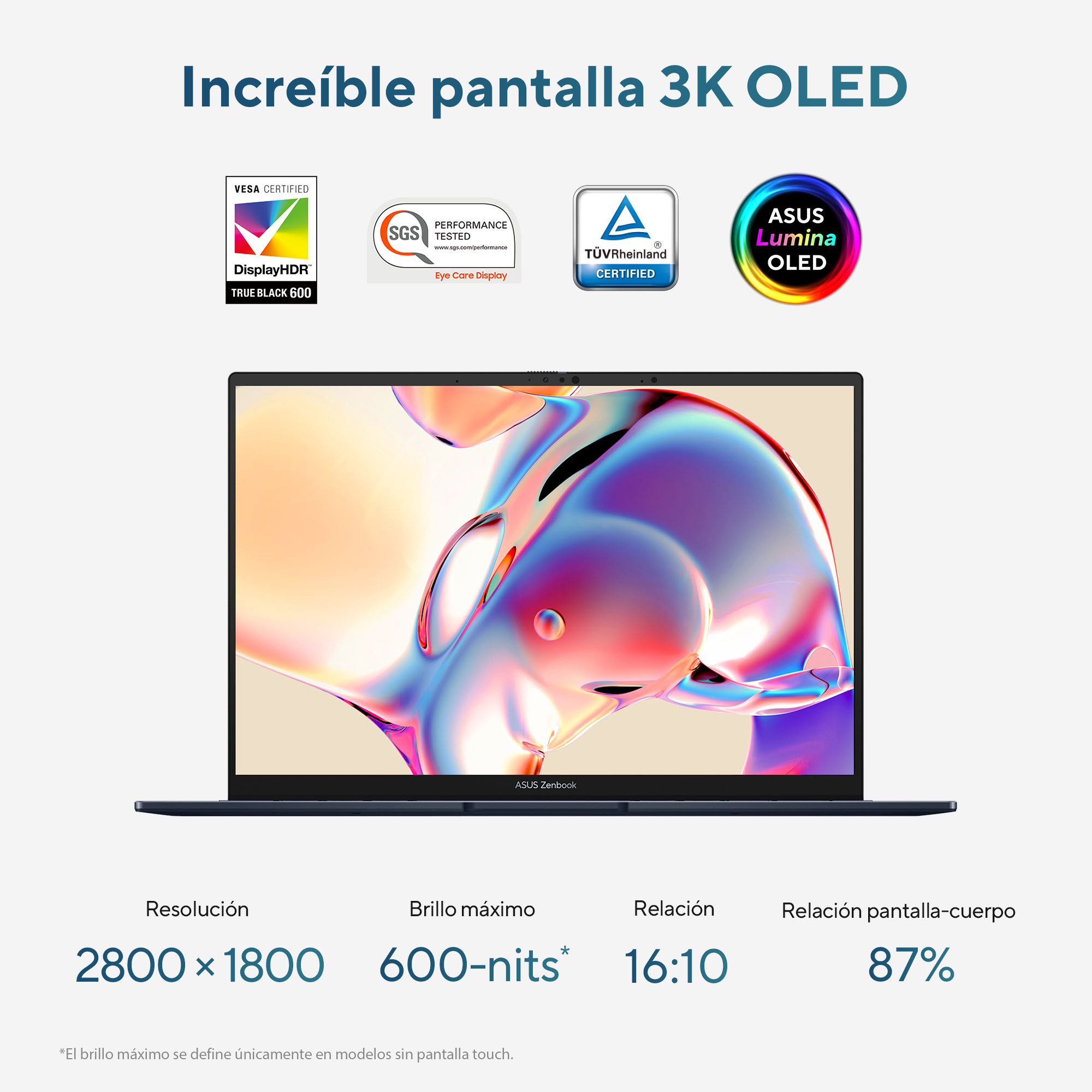 Foto 6 pulgar | Laptop Asus Zenbook 14 OLED (UX3405), Intel Core Ultra 7 155H, 32GB RAM, Azul