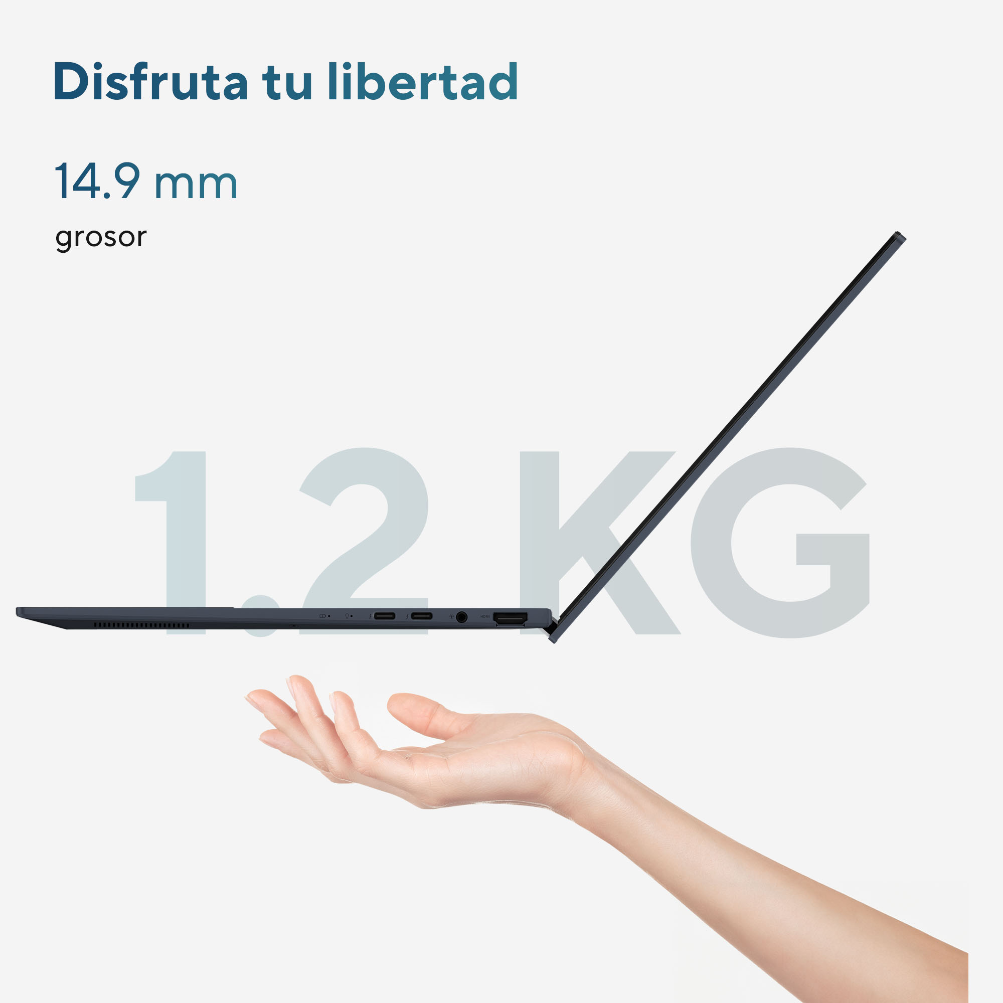 Foto 9 pulgar | Laptop Asus Zenbook 14 OLED (UX3405), Intel Core Ultra 7 155H, 32GB RAM, Azul