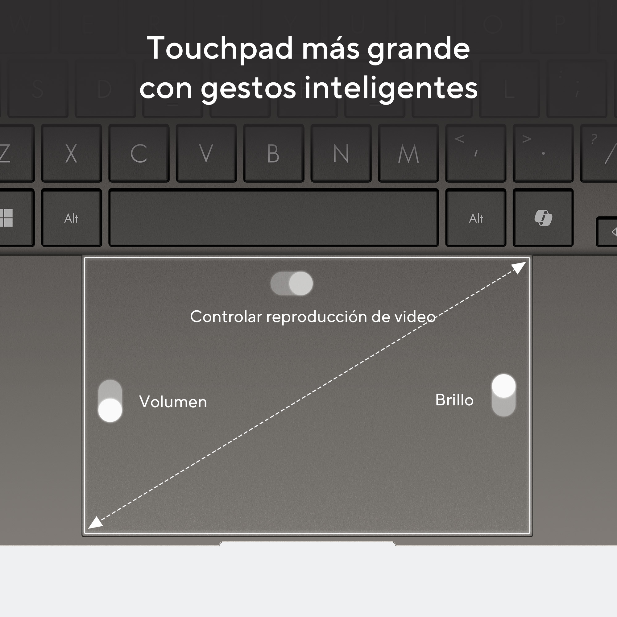 Foto 7 pulgar | Laptop Asus Zenbook S 14 (UX5406SA),  Intel  Core™ Ultra 7 258v, 32gb, 1TB, Gris
