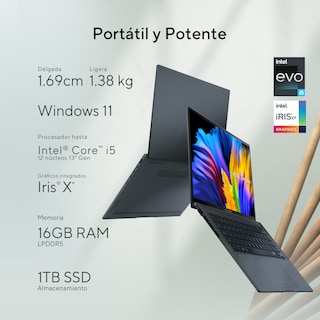 Foto 2 | Laptop Asus Zenbook 14 (UX3402VA-KP555W), Core i5-13500H, 16GB RAM, 1TB, Azul