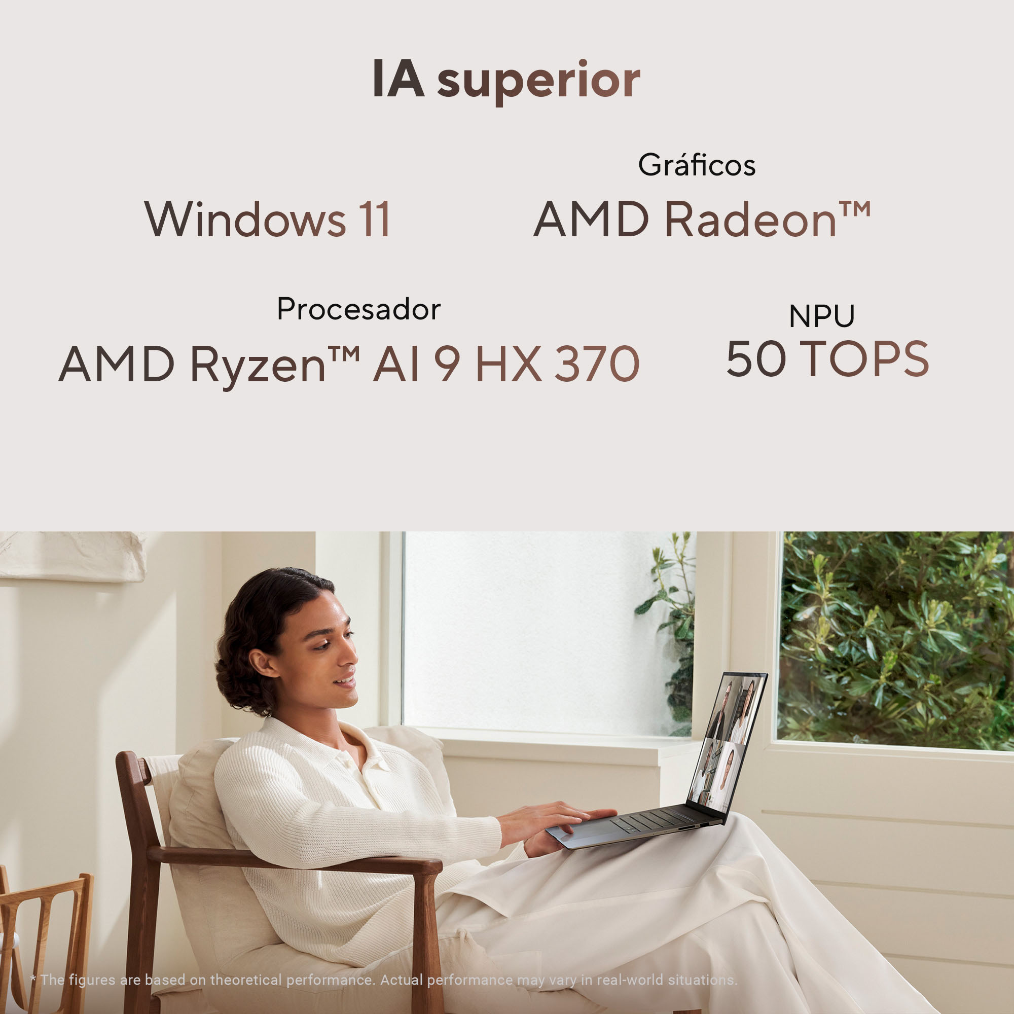 Foto 8 | Laptop Asus Zenbook S 16 (UM5606WA), AMD Ryzen AI 9 HX 370, 1TB,  32GB RAM, Color Blanco
