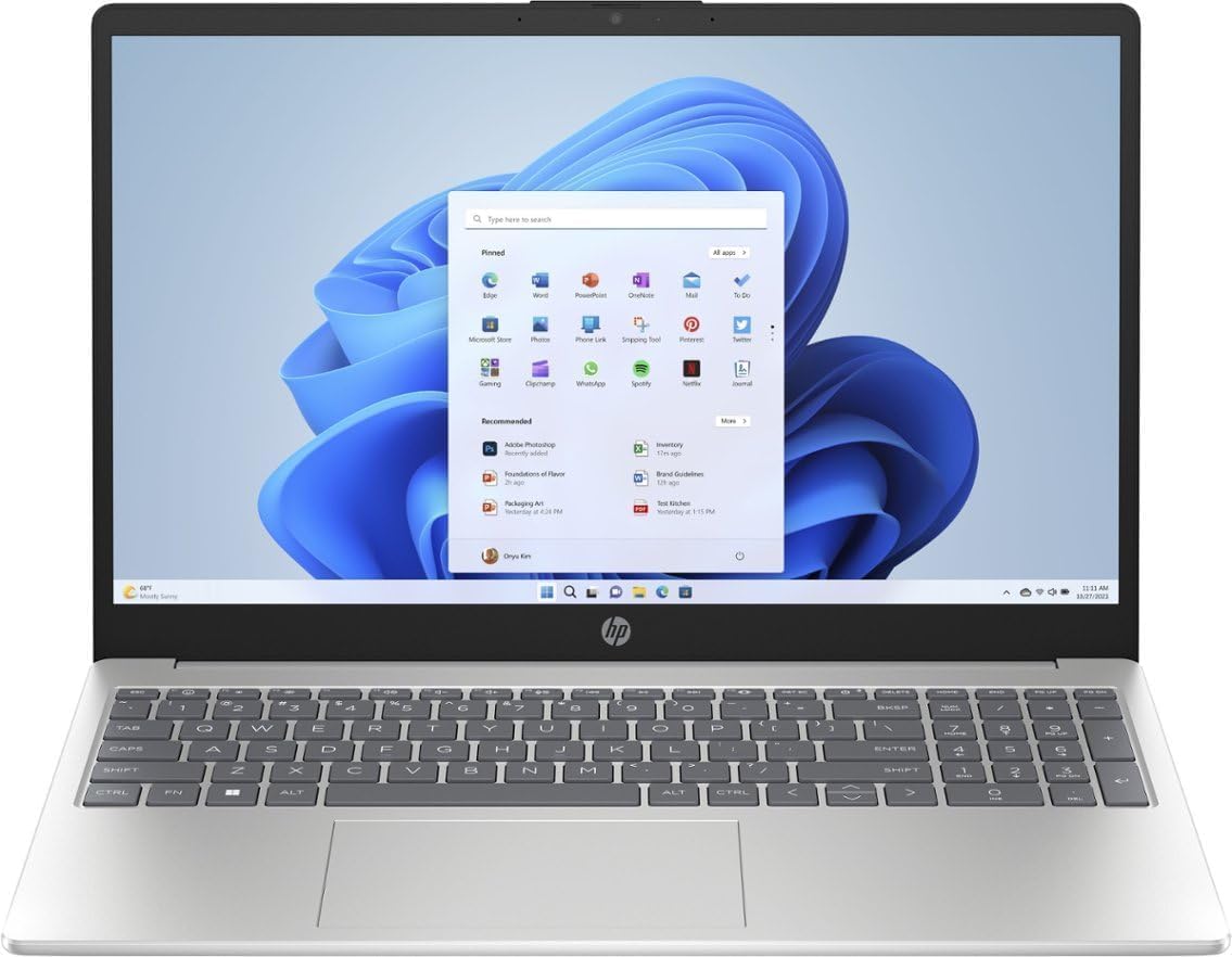 Ordenador Portátil Hp Con Pantalla Táctil De 15,6 Pulgadas Amd Ryzen 5 7520u, 8 Gb, 512 Gb, Ssd - Venta Internacional.