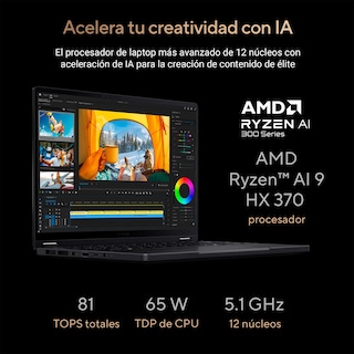 Foto 3 | Laptop Asus ProArt PX13, RTX 4060, AMD Ryzen AI 9 HX 370, 32GB LPDDR5X, 1TB