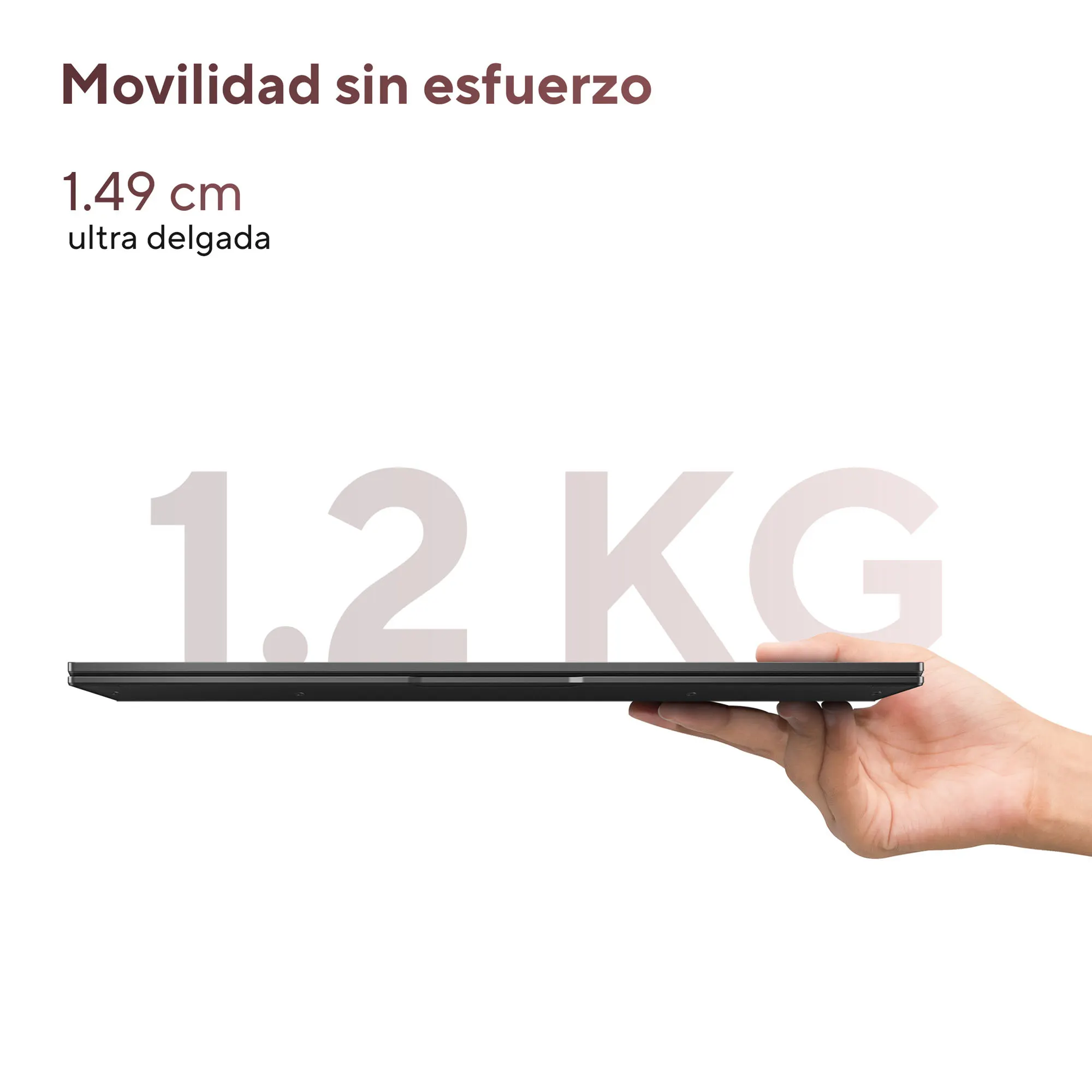 Foto 4 | Laptop Asus Zenbook 14 OLED, AMD Ryzen™ AI 5 340, 16GB LPDDR5X, 512GB, negro