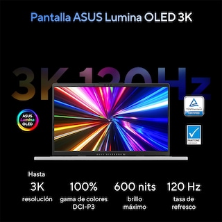 Foto 3 | Laptop Asus Vivobook Pro 15 Oled (intel Core™ Ultra 7 155h, 24gb Ddr5, 1tb, Color Plateado)