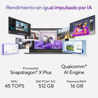 Foto 3 | Laptop Asus Vivobook S 15 (Snapdragon X Plus, 16GB LPDDR5X, 512GB, Color Plateado)