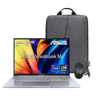 Foto 1 | Laptop Asus Vivobook 16 (Intel Core™ I9-13900H, 16GB DDR4, 512GB, Color Plateado)