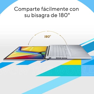 Foto 5 | Laptop Asus Vivobook 16 (Intel Core™ I9-13900H, 16GB DDR4, 512GB, Color Plateado)