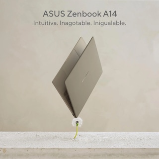 Foto 2 | Laptop Asus Zenbook A14 (Snapdragon X X1 26 100, 16GB LPDDR5X, 512GB, Color Beige)