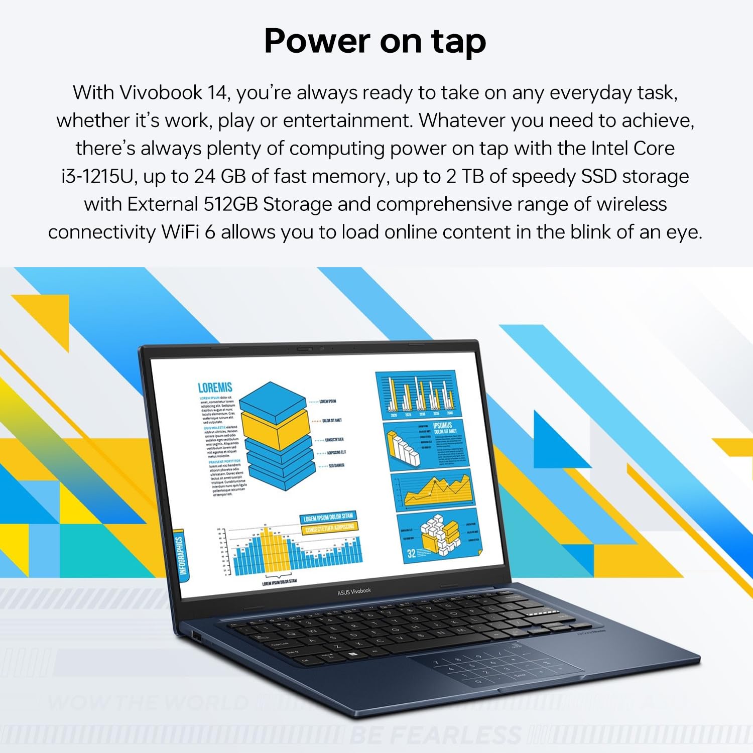 Foto 3 pulgar | Ordenador Portátil Asus Vivobook 14 Fhd Core I3-1215u 8 Gb Ram 128 Gb Ssd - Venta Internacional.