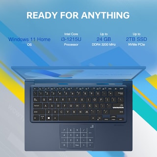 Foto 3 | Ordenador Portátil Asus Vivobook 14 Fhd Core I3-1215u 8 Gb Ram 128 Gb Ssd - Venta Internacional.