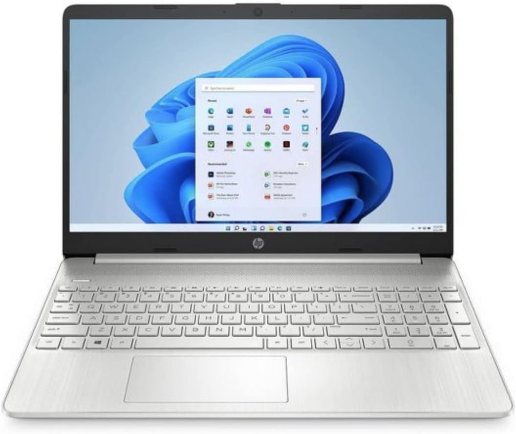 Ordenador Portátil Hp 15.6 Fhd Amd Ryzen 5 8 Gb Ram 512 Gb Ssd Win11 Plateado - Venta Internacional.
