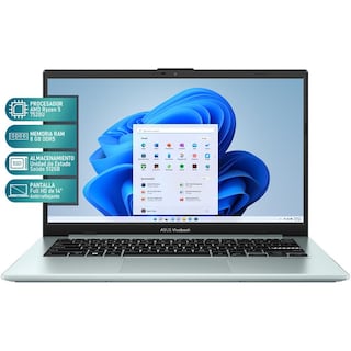 Foto 2 | Laptop Asus Vivobook Go 14 Amd Ryzen 5 7520u 8gb Ddr5 Ram 512gb Ssd 14'' Windows 11 Home Teclado En Español