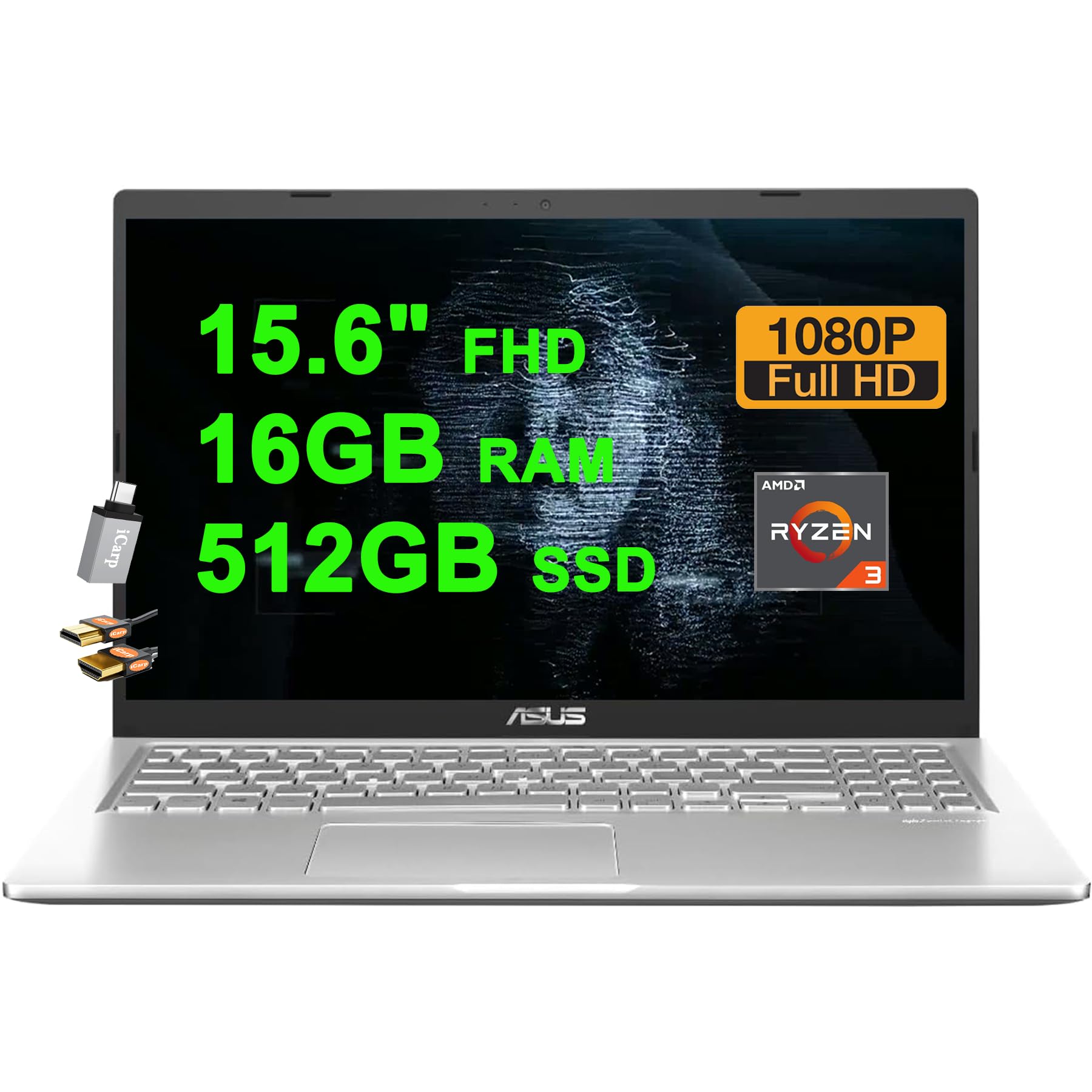 Foto 2 pulgar | Ordenador Portátil Asus Vivobook 15 Business 15.6 Pulgadas Fhd Ryzen 3 3250u De 16 Gb - Venta Internacional.