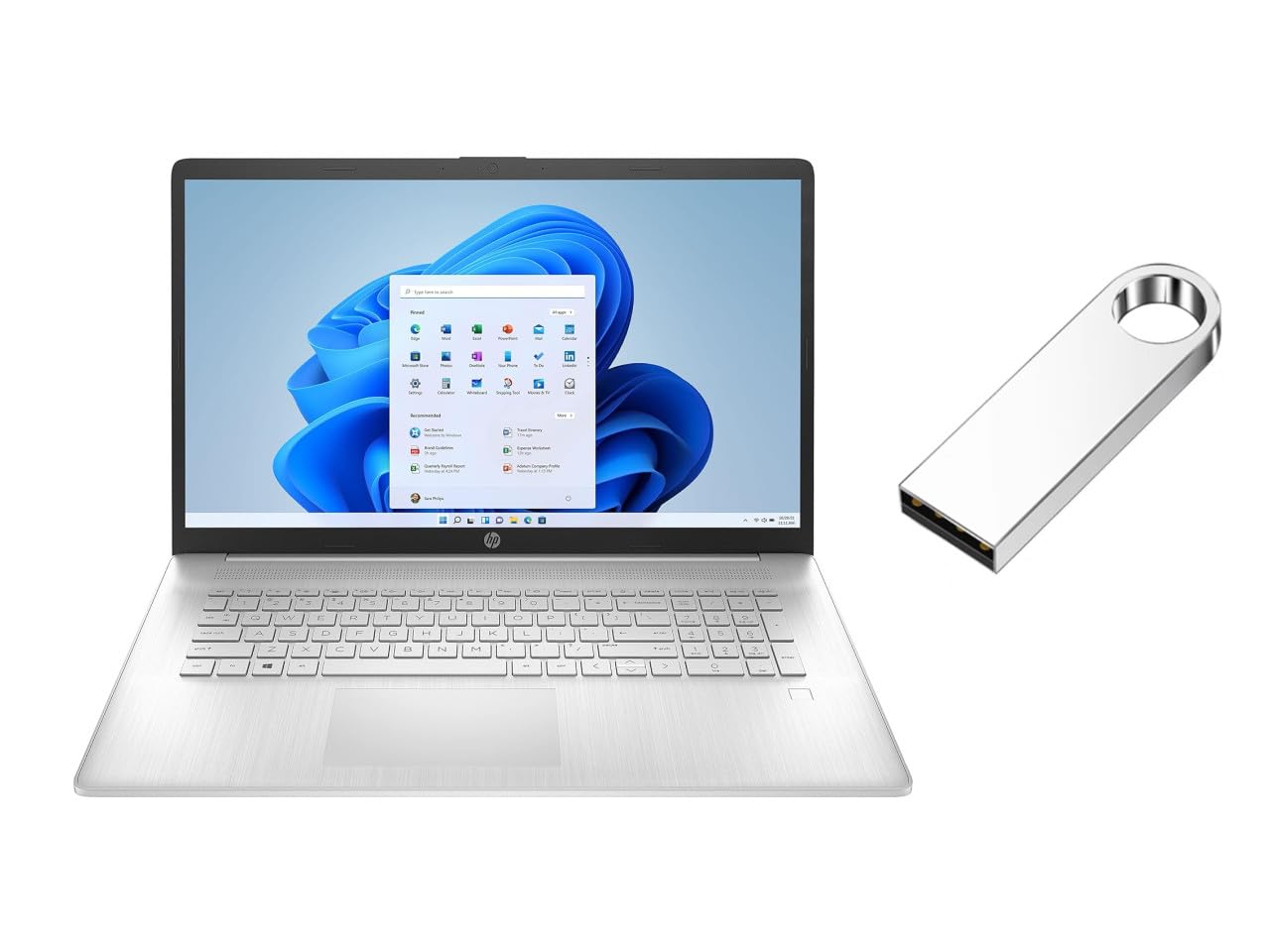 Foto 1 | Laptop Hp Fhd De 17,3'' | Amd Ryzen 5 5500u 8 Gb Ram 256 Gb Ssd Win11s - Venta Internacional.