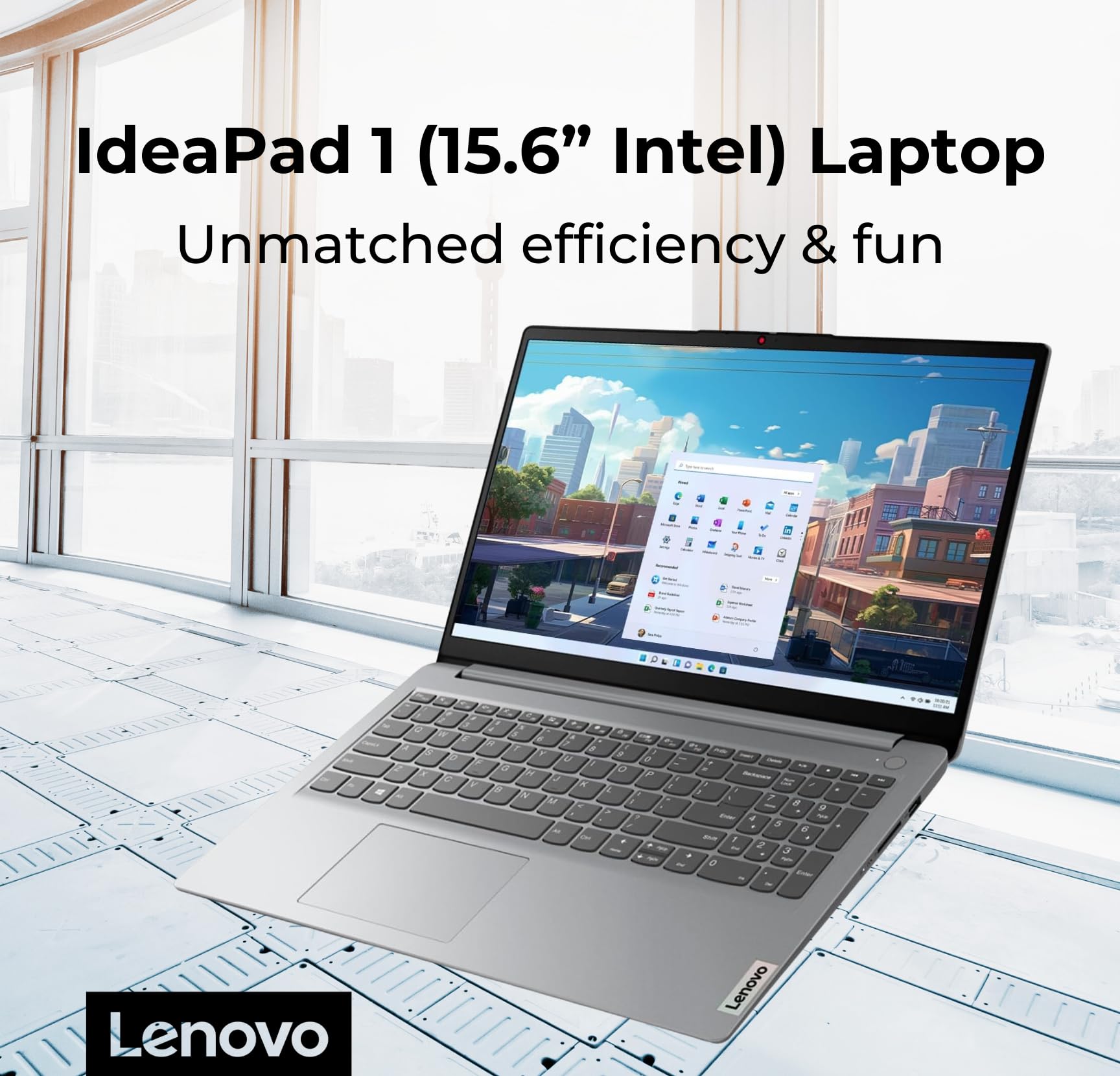 Foto 3 pulgar | Ordenador Portátil Lenovo Ideapad 1 Student, 15,6 Pulgadas, Fhd, 12 Gb De Ram, 256 Gb, Ssd - Venta Internacional.