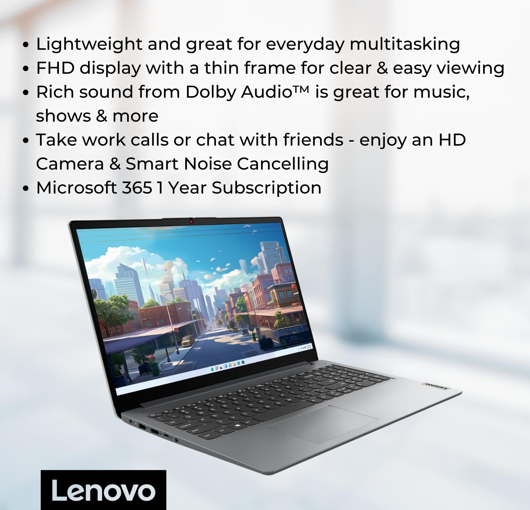 Foto 4 pulgar | Ordenador Portátil Lenovo Ideapad 1 Student, 15,6 Pulgadas, Fhd, 12 Gb De Ram, 256 Gb, Ssd - Venta Internacional.