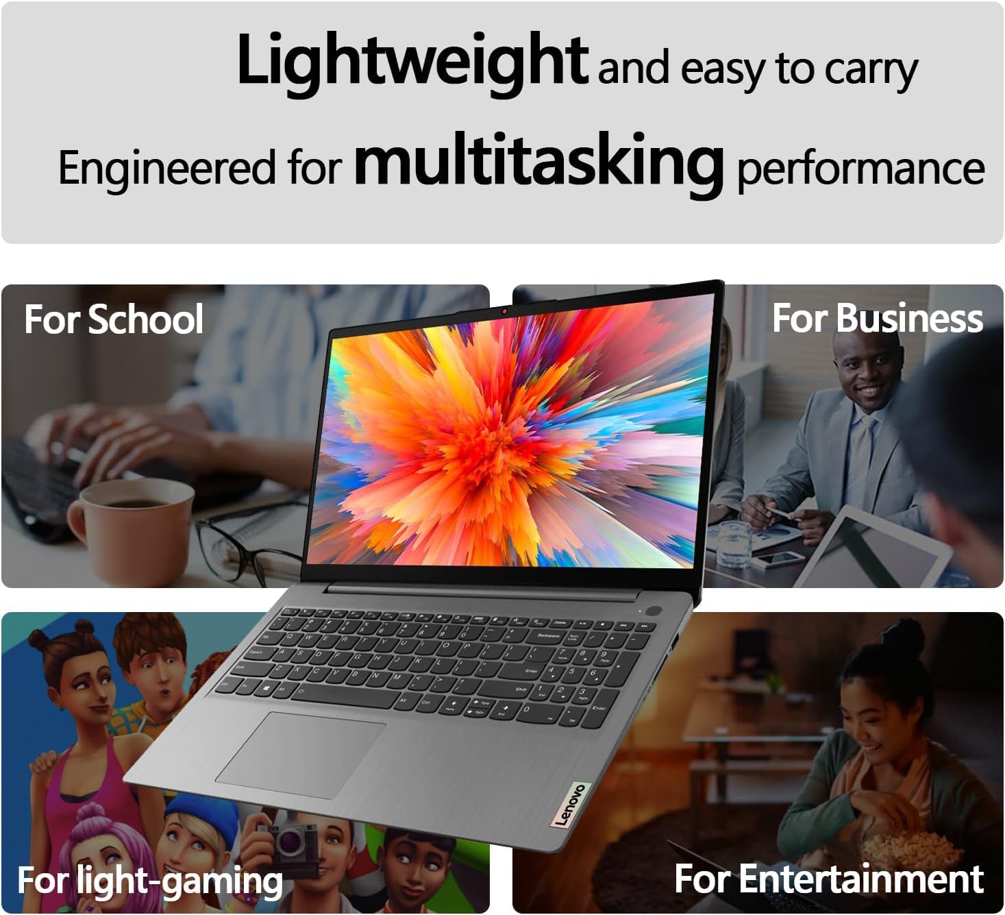 Foto 8 pulgar | Ordenador Portátil Lenovo Ideapad 1 Student, 15,6 Pulgadas, Fhd, 12 Gb De Ram, 256 Gb, Ssd - Venta Internacional.