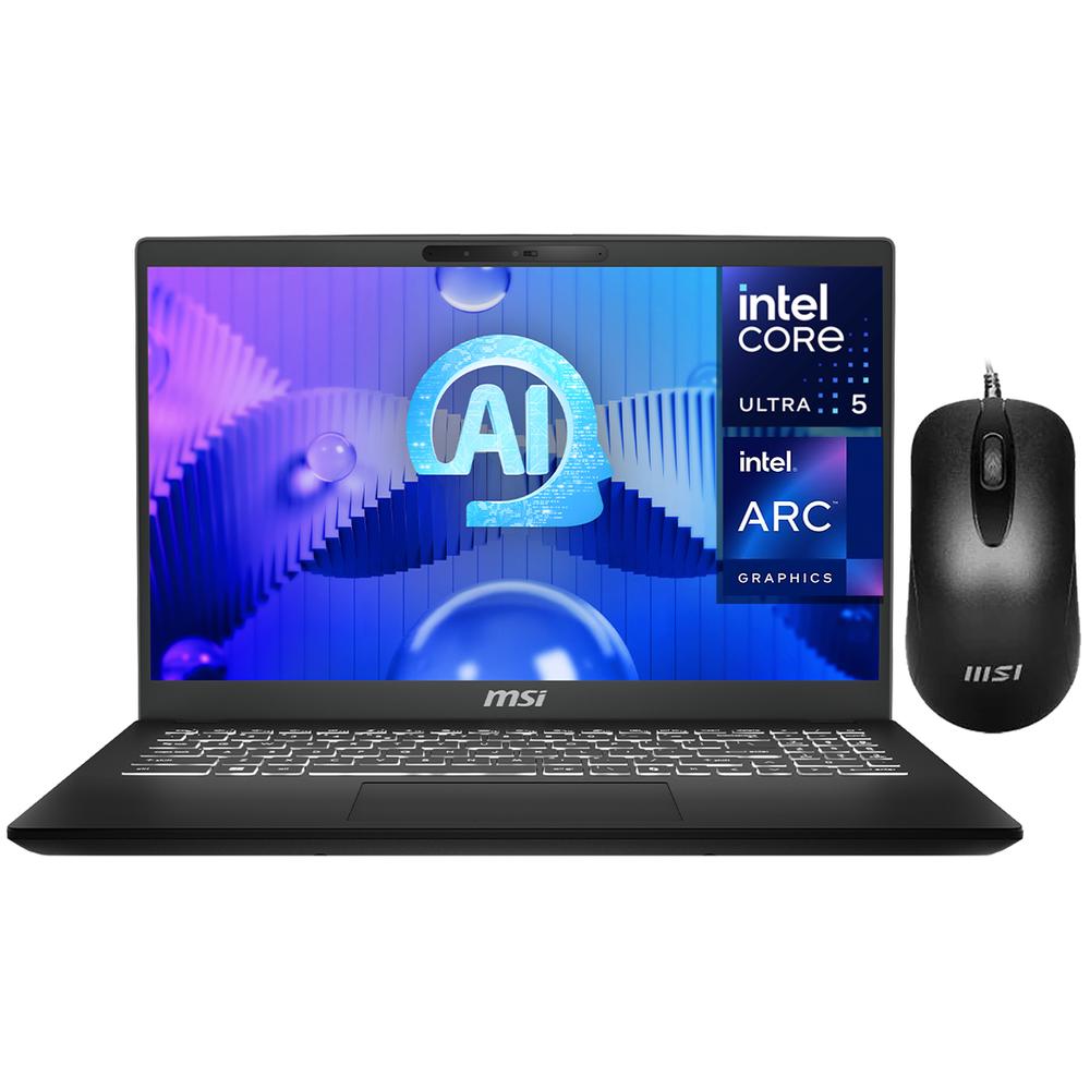 Foto 2 pulgar | Laptop Msi Modern 15 H Ai Intel Core Ultra 5 125h 16gb Ram 512gb Ssd 15.6'' Windows 11 Pro Teclado En Español + Mouse