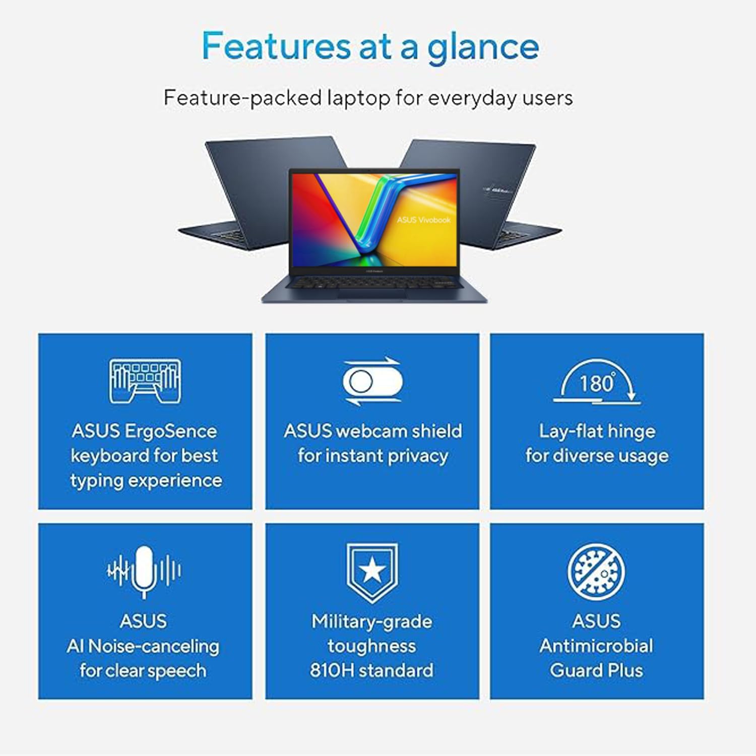 Foto 5 | Ordenador Portátil Asus Daily Vivobook 14 Fhd Intel Core I3-1215u De 8 Gb/256 Gb - Venta Internacional.