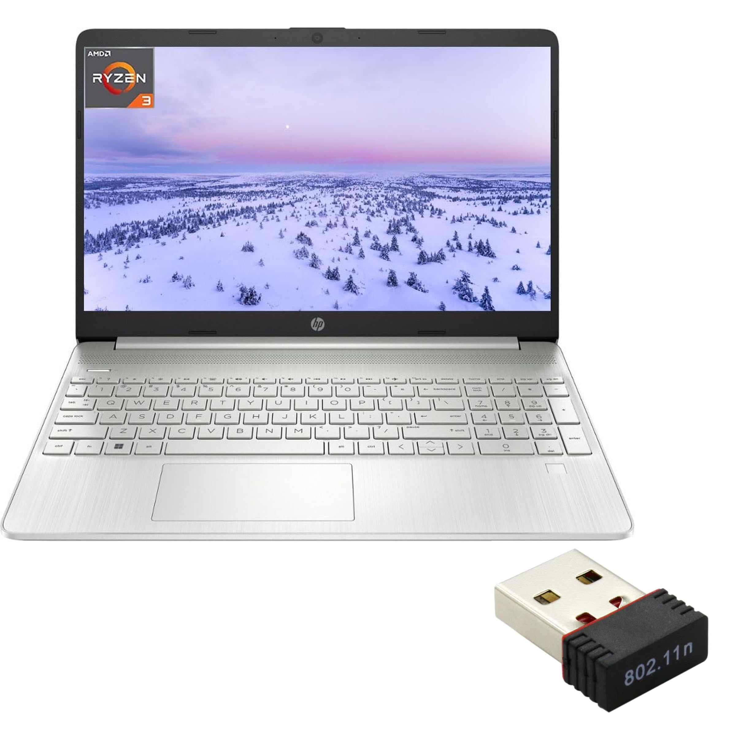 Ordenador Portátil Hp 2023 Más Nuevo  15 6 Pulgadas  Hd  Amd Ryzen 3 5300u  12 Gb  512 Gb - Venta Internacional.