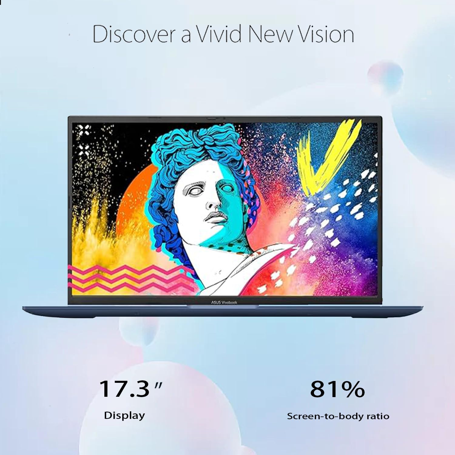 Foto 3 pulgar | Laptop Asus Vivobook 17.3'' Fhd I3-1215u 8gb 512gb Ssd - Venta Internacional.