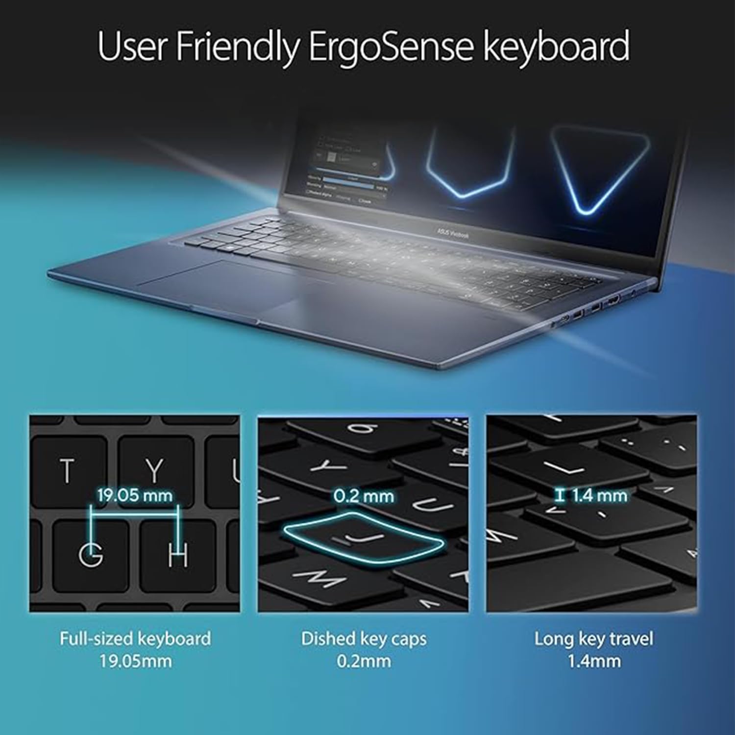 Foto 5 pulgar | Laptop Asus Vivobook 17.3'' Fhd I3-1215u 8gb 512gb Ssd - Venta Internacional.