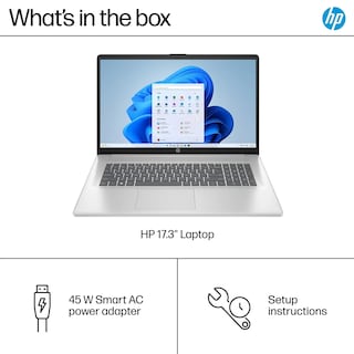 Foto 5 | Ordenador Portátil Hp Ryzen 5 7430u De 17 3 Pulgadas 1920 X 1080 Full Hd 8 Gb 512 Gb - Venta Internacional.