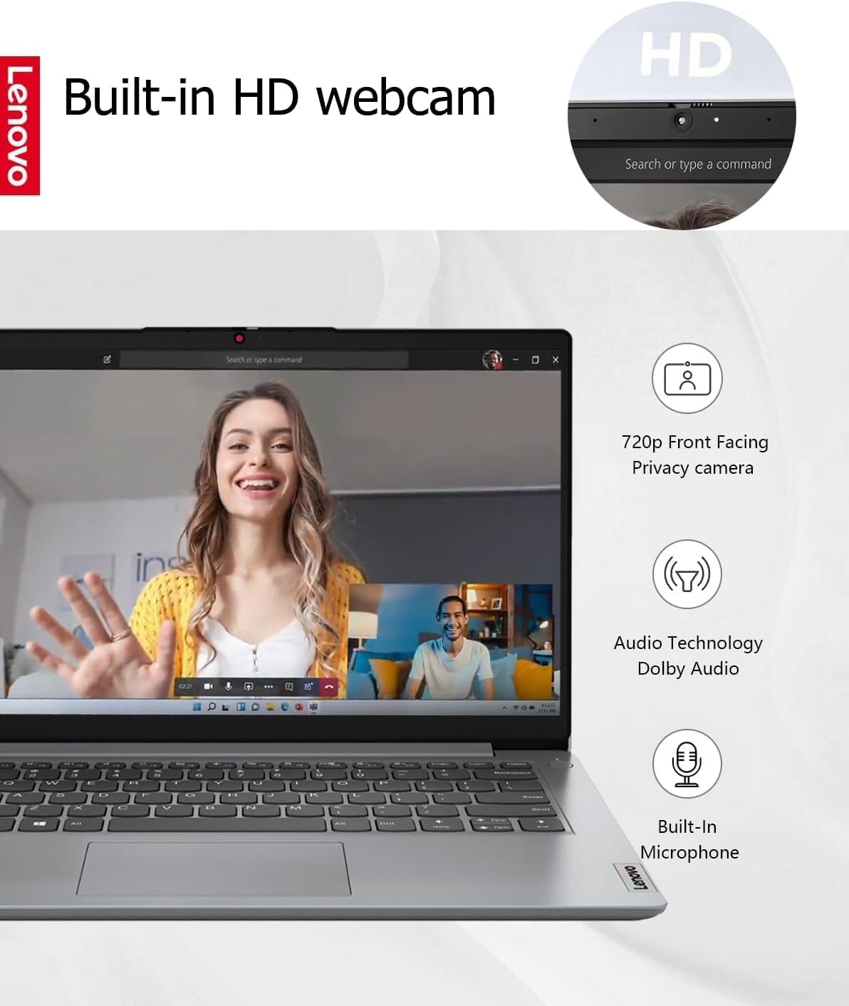 Foto 3 | Ordenador Portátil Lenovo Ideapad De 15 6 Pulgadas Con Pantalla Táctil Fhd Intel I3-1215u De 24 Gb/1 Tb - Venta