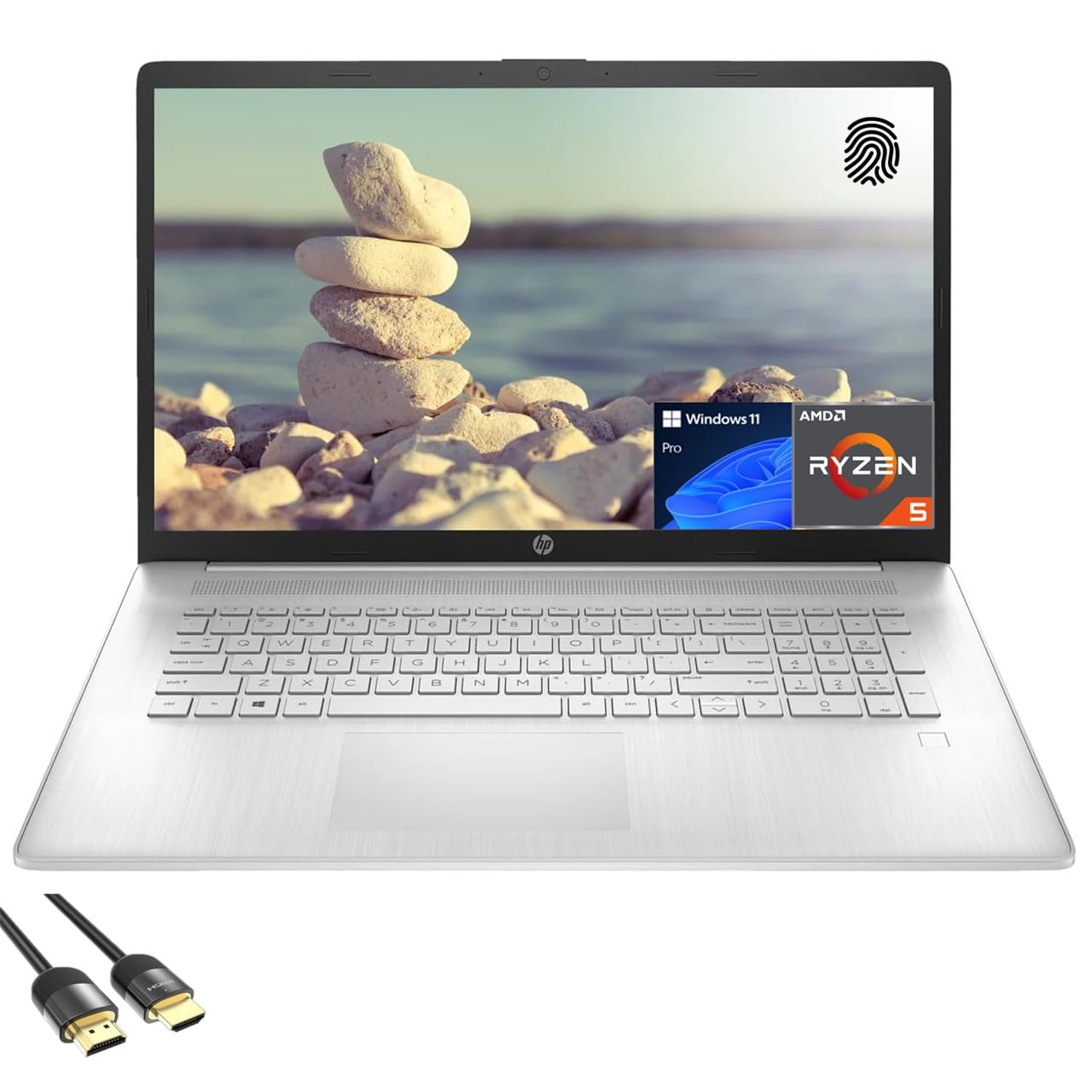 Ordenador Portátil Hp Ryzen 5 5500u Con Resolución Fhd De 17 3'' Para Empresas Y Estudiantes - Venta Internacional.