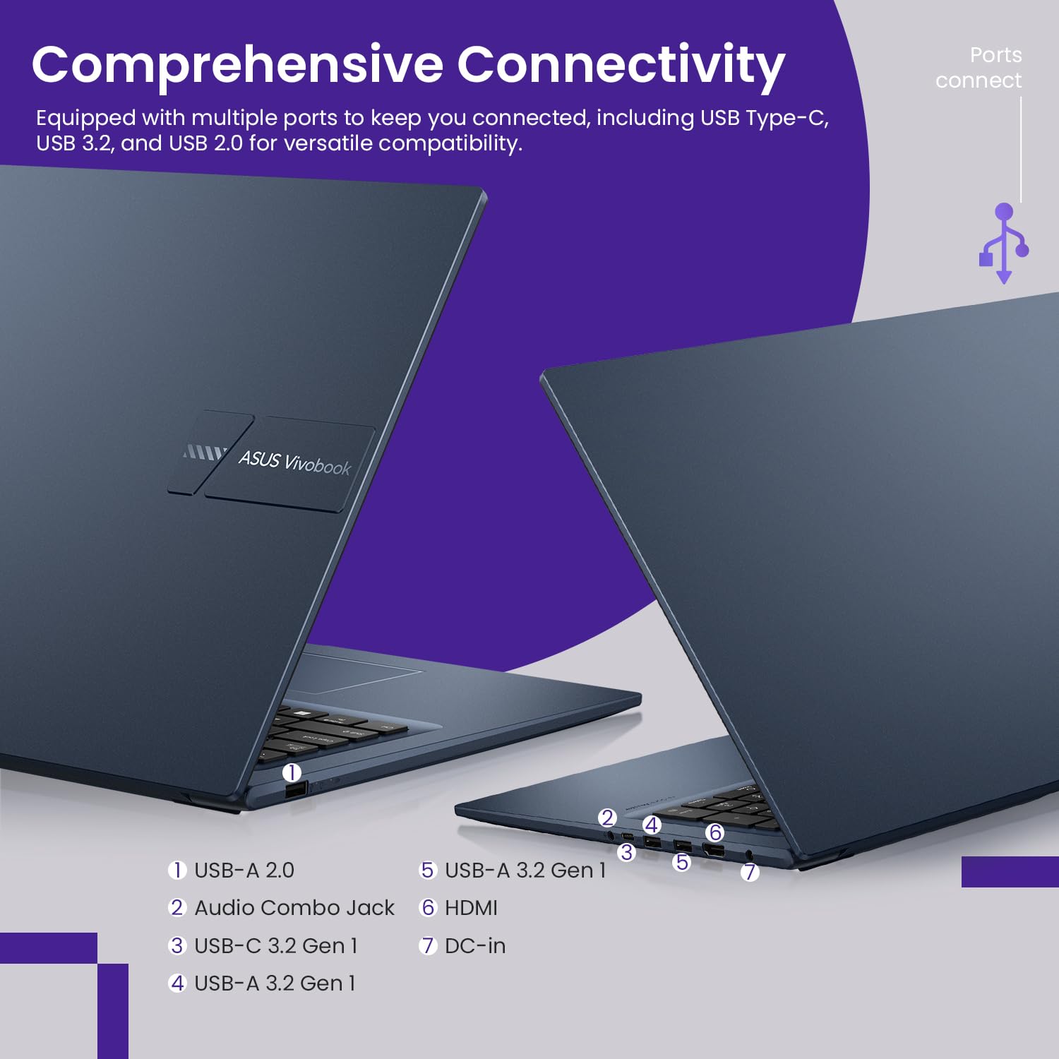 Foto 7 pulgar | Ordenador Portátil Asus Vivobook Business De 17 3''  Fhd  Ips I3-1215u  16 Gb  1 Tb  Ssd - Venta Internacional.