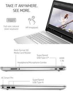 Foto 6 | Laptop Hp Intel Core I5-1135g7 15.6 Pulgadas Windows 11 Pro 16 GB Ram 256 GB Ssd-Venta Internacional