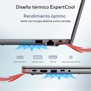 Foto 4 | Laptop Asus Expertbook P1 Intel Core I5 8gb 512gb Ssd 15.6'' Gris