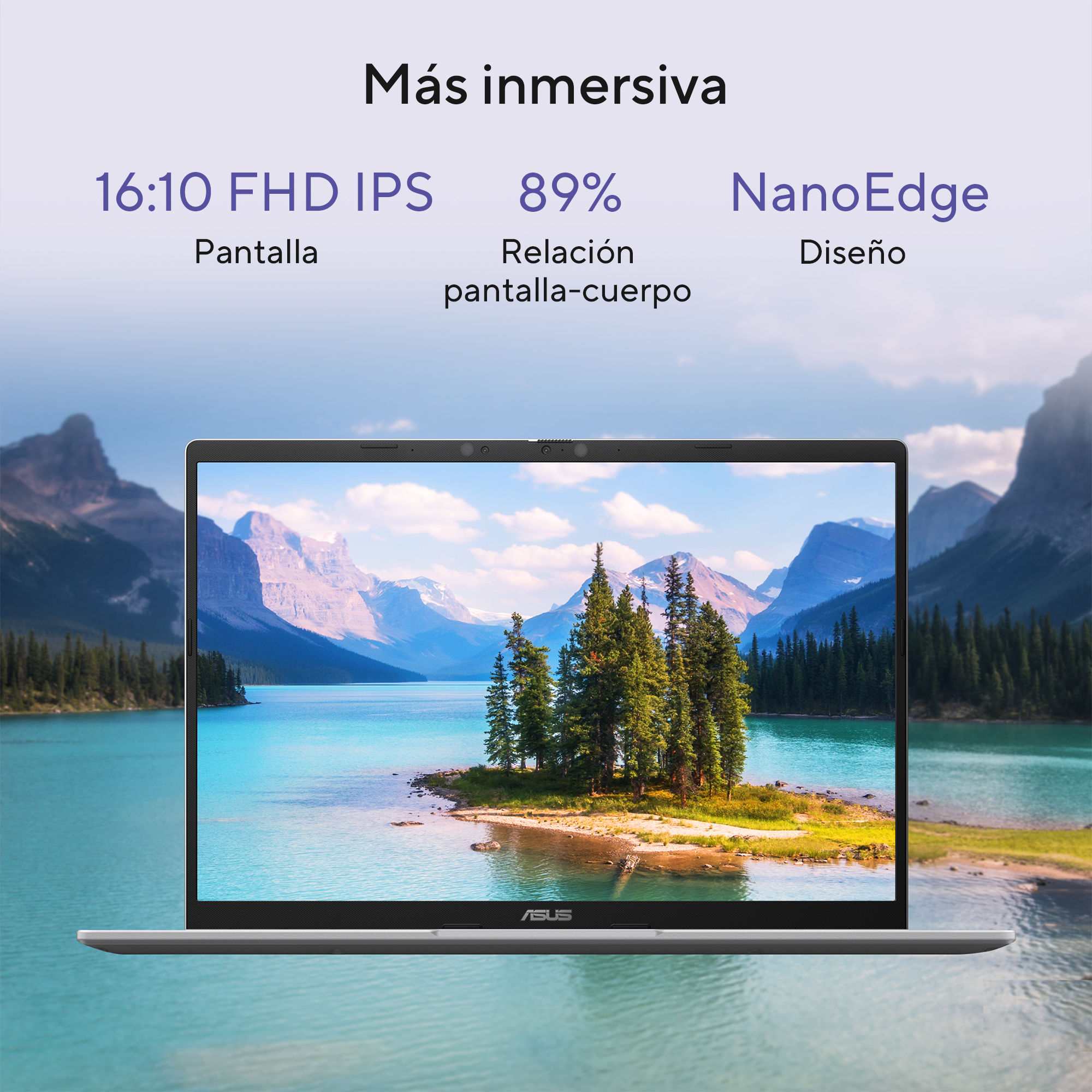 Foto 5 pulgar | Laptop Asus Vivobook 16  Snapdragon X  16gb  512gb Ssd  16'' Wuxga  Plata