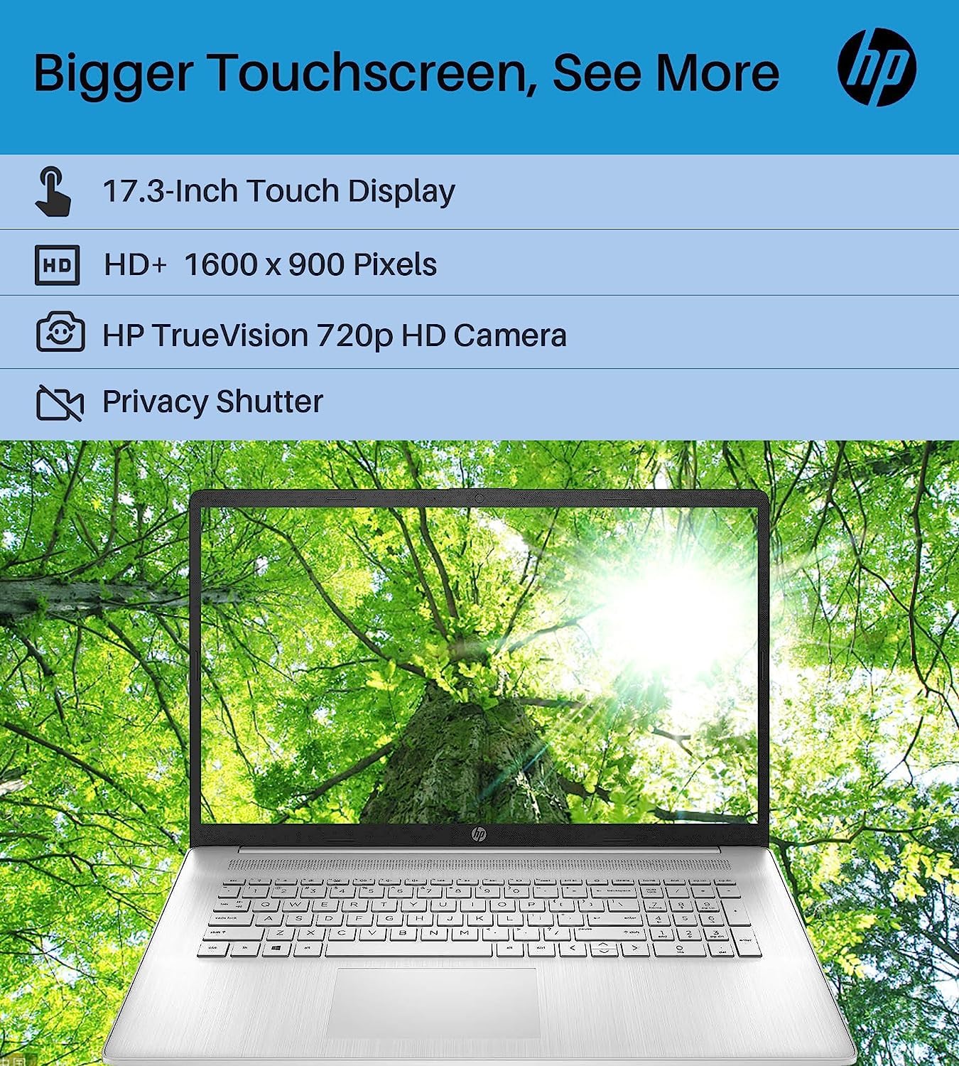 Foto 5 pulgar | Laptop Hp 2023 Con Pantalla Táctil Hd De 17 3'' Más Reciente Ryzen 5 7530u De 16 Gb - Venta Internacional.
