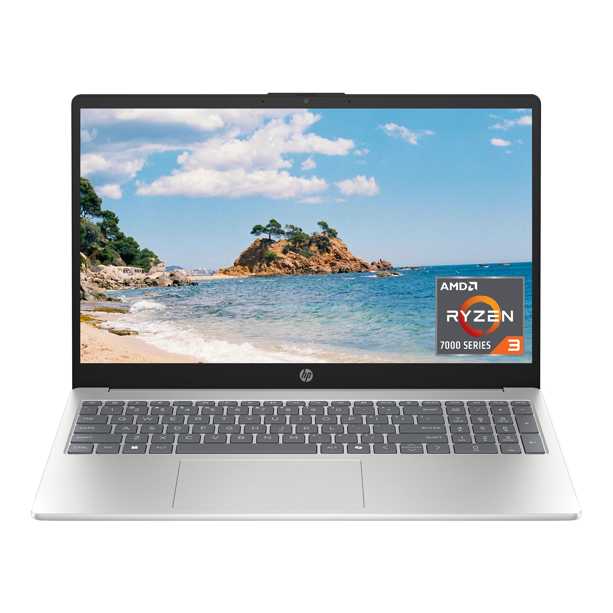 Foto 2 pulgar | Laptop Hp Con Pantalla Táctil Hd De 15.6 Pulgadas Ryzen 3 7320u 8 Gb Ram 128 Gb Ssd - Venta Internacional.