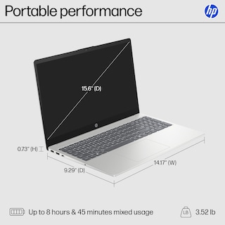 Foto 5 | Laptop Hp Con Pantalla Táctil Hd De 15.6 Pulgadas Ryzen 3 7320u 8 Gb Ram 128 Gb Ssd - Venta Internacional.